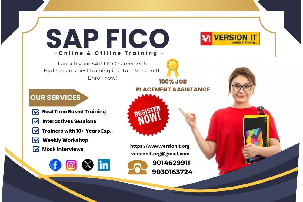 You are currently viewing Step into Success with Version IT the Top SAP FICO course training institute in Hyderabad
