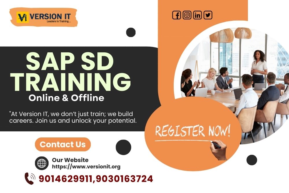 You are currently viewing Best SAP SD Training in Hyderabad at Version IT