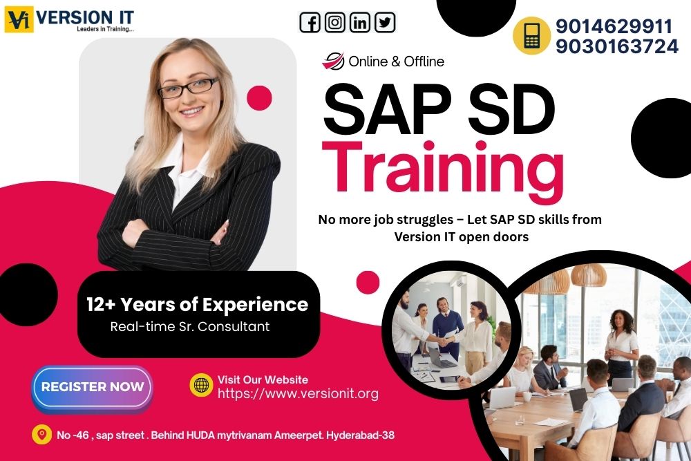 You are currently viewing SAP SD Training in Visakhapatnam