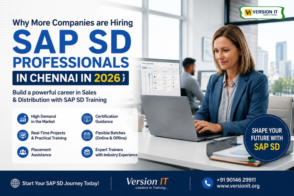 You are currently viewing Why More Companies Are Hiring SAP SD Professionals in Chennai in 2026