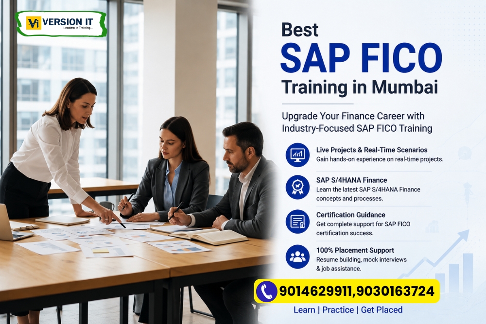 You are currently viewing Best SAP FICO Training in Mumbai with Live Projects, Certification & 100% Placement Support – Version IT