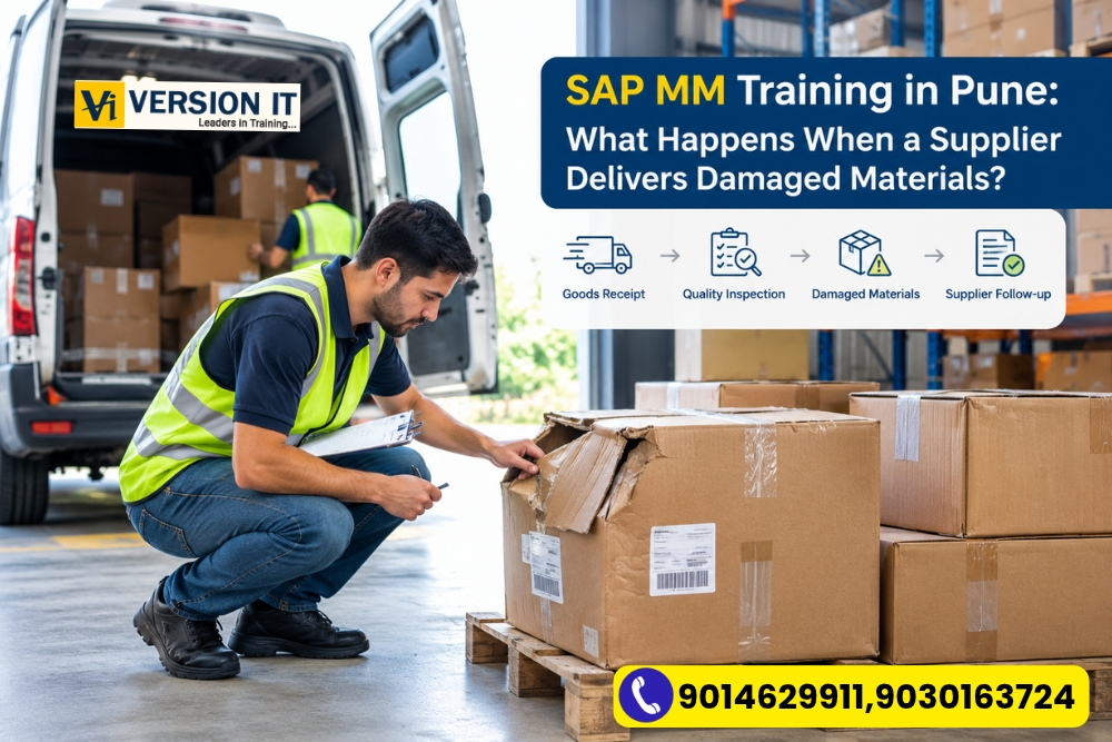 You are currently viewing SAP MM Training in Pune: What Happens When a Supplier Delivers Damaged Materials?