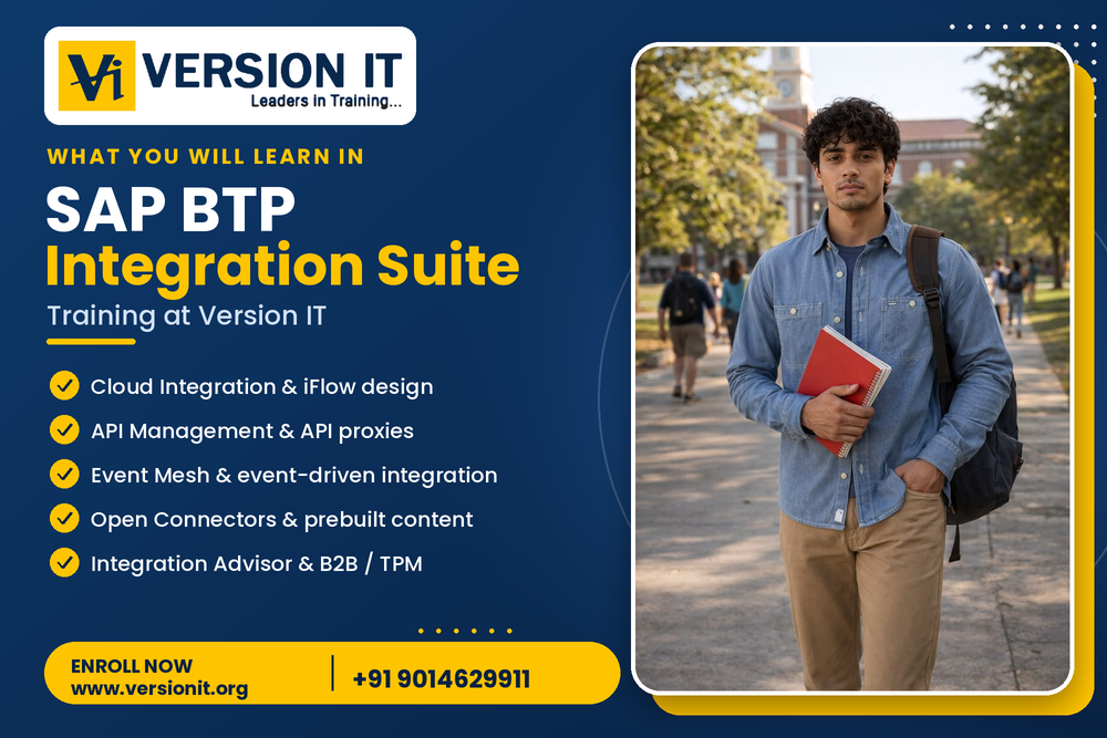 You are currently viewing What You Will Learn in SAP BTP Integration Suite Training at Version IT